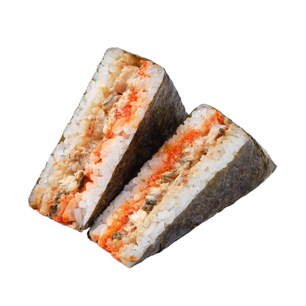 Онигири с угрём: соус унаги уже внутри, добавка нужна только по вкусу